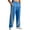 Light Blue, variant on Mens Trendy Striped Sweatpants Flowy Wide Leg Pants Running Workout Casual Green S