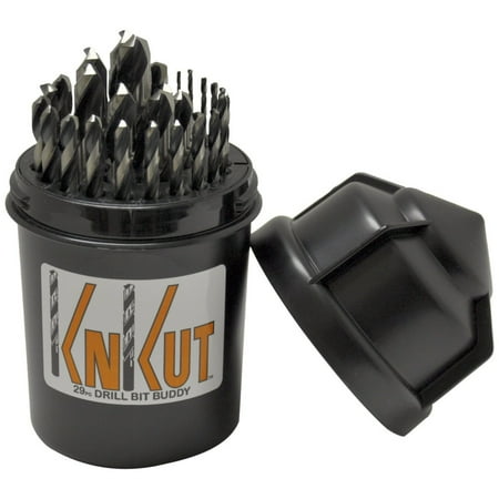 UPC: 0843724000488 | Knkut Jobber Drill Bit Set 1/16 -1/2  29pcs. 29KK5DB