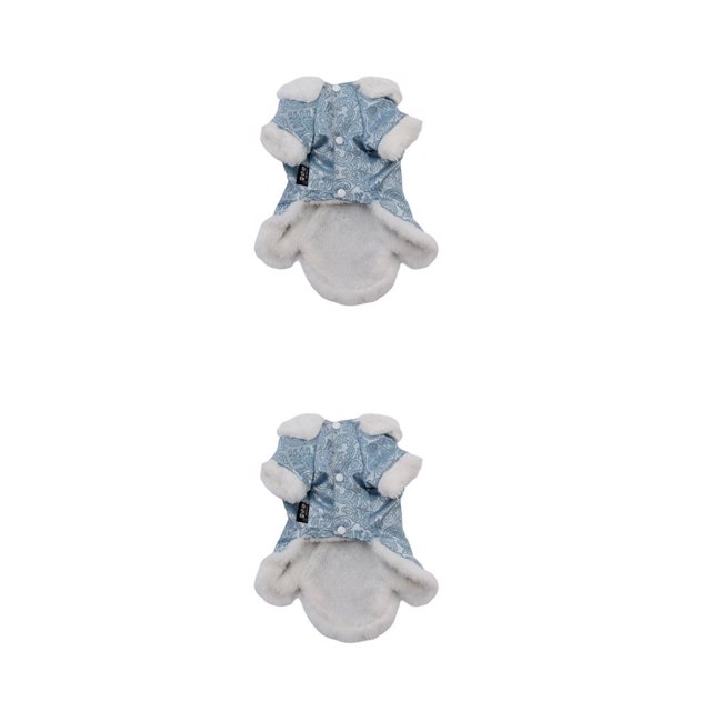 Methold Ropa para mascotas engrosada, cálida, para mantener el estilo chino tradicional, ropa para mascotas, trajes Tang de animales, abrigo, Type1 NO1