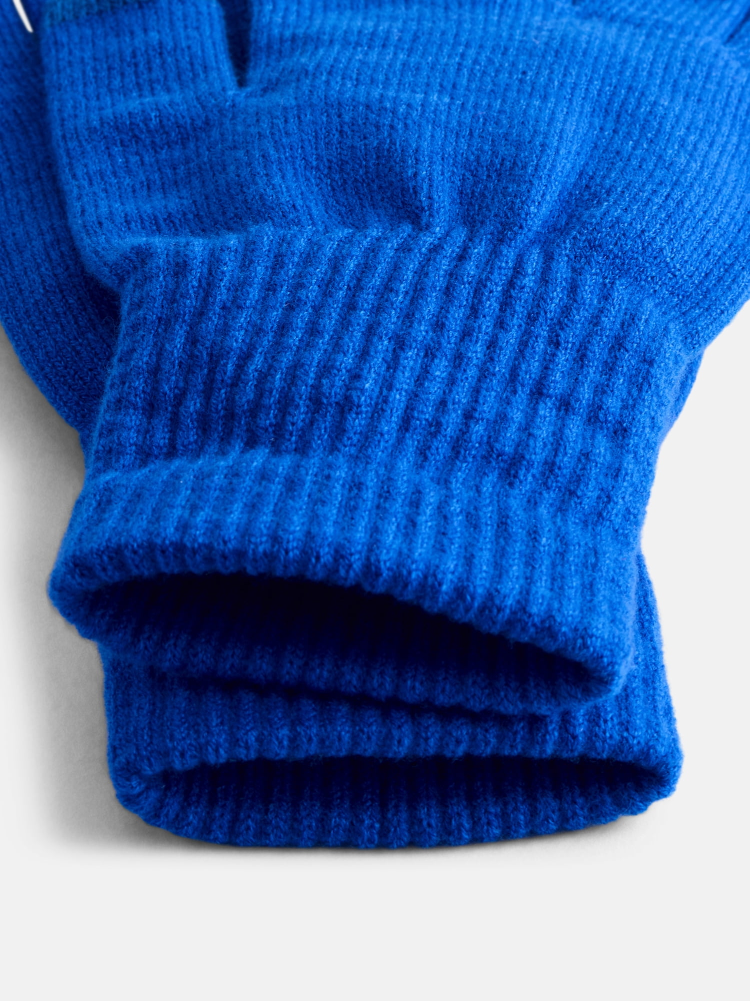 Scenario Women's Tech Touch Knit Gloves, Blue Fire