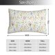 thumbnail image 2 of Fotbe Flower Rabbit Funda de Almohada Decorativa Estilo Occidental, Lujo en Algodón, Fundas para Almohadas King, Cojín Estampado para Decoración del Hogar-16"x24", 2 of 6