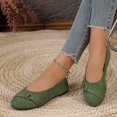 thumbnail image 4 of Willtoo Women’s Metal Buckle Strap Ballet Flats, Round Toe Slip‑on Dress Casual Shoes, Soft Light‑Weight Flat Footwear Office Daily Business Comfortable Walking Shoes, 4 of 5
