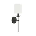 thumbnail image 3 of Trade Winds April 1-Light Wall Sconce in Matte Black, 3 of 6