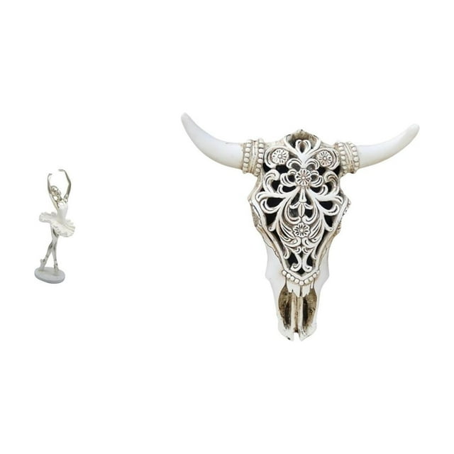 Figura decorativa de escritorio, estatua de bailarina, escultura de cabeza de de resina, decoración de pared, adorno moderno y único, ideal para