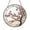 Acrylic 3.5 Inch, variant on Crescent Moon Cherry Blossom Glass Suncatcher Window Decor, Soft Spring Night Scene Hanging Art