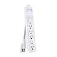 thumbnail image 4 of CyberPower MP1087SS Surge Protector, 2-Pack, 500 Joules, 6 Outlets, 3 ft Cord, 120V, White, 4 of 8
