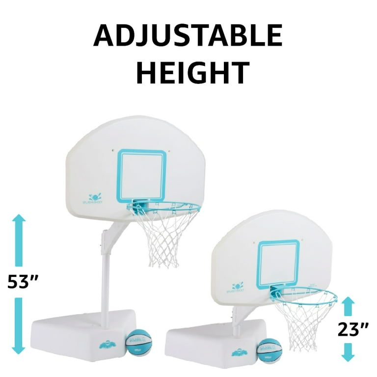 Dunn rite splash and shoot portable pool basketball hoop discount