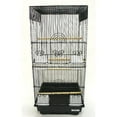 thumbnail image 2 of 6624 3/8" Bar Spacing Tall Square 4 Perchs Bird Cage, White, 2 of 2