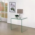 thumbnail image 3 of Pemberly Row 18" Glass End Table with Rounded Edges in Clear, 3 of 3