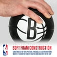 thumbnail image 5 of Franklin Sports NBA Brooklyn Nets Mini Foam Basketball - Kids 5.5" Inch Toy Basketball for Over the Door + Mini Indoor Basketball Hoops - NBA Fan Shop Soft Foam Indoor Kids Basketballs, 5 of 9