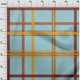 thumbnail image 2 of oneOone Viscose Chiffon Fabric Madras Check Print Sewing Fabric BTY 42 Inch Wide, 2 of 4
