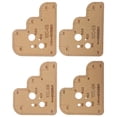 thumbnail image 3 of 4Pcs Acrylic Template, Leather Craft Template, Kraft Paper Strong DIY Leather Craft Cutting Leather For Craft DIY, 3 of 8