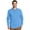 Azure Blue, variant on Mens Long Sleeve Cotton Logo Polo. K8000Ls.