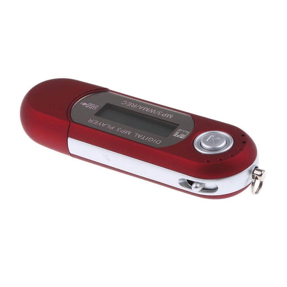 pitrice Lecteur Audio Vidéo Numérique 4 Go USB MP4 Enregistrement avec Radio FM eBook Rouge