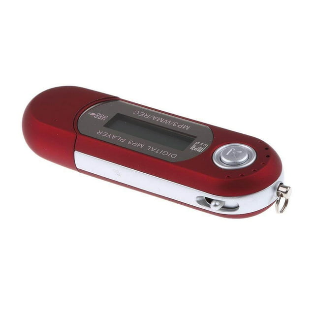 pitrice Lecteur Audio Vidéo Numérique 4 Go USB MP4 Enregistrement avec Radio FM eBook Rouge