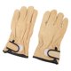 thumbnail image 4 of 1 par de guantes de trabajo de piel de vaca, guantes interiores de poliéster, exteriores de piel de vaca, transpirables, resistentes al calor, para asar, cocinar y hornear, 4 of 10