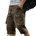 thumbnail image 6 of OGLCCG Men's Cargo Shorts High Waist Knee Length Straight Leg Shorts with Multi-Pocket Casual Lightweight Hiking Camping Shorts, 6 of 6