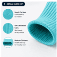 thumbnail image 5 of Comfort Crew Socks 6 Pairs for Women, Soft Breathable Stretch Socks, Non Binding Comfortable Fit for Work, Walking & Everyday Wear, Size 7-9, 5 of 6