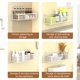 thumbnail image 4 of Cesta metálica de pared para almacenamiento en la cocina | Organizador colgante para artículos diversos y de aseo | Cesta de malla metálica para encimera de ducha de baño, 4 of 6