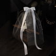 thumbnail image 3 of Velo de novia blanco para mujer, tocados para bodas, compromisos y fiestas. A, 3 of 9