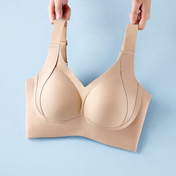 Ropa interior fina y sin costuras para mujer, talla grande, pecho grande, pecho pequeño, contracción, antiflacidez, sujetador grande, cómodo e inclusivo