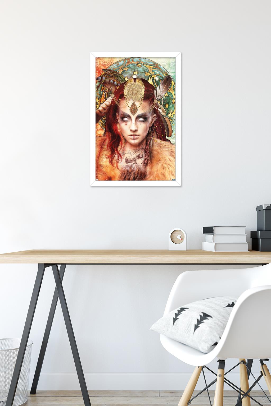 Jena DellaGrottaglia: Cosmic Zodiac - Sagittarius Wall Poster, 14.725" x 22.375" Framed