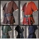 thumbnail image 1 of Disfraz de cosplay de manga corta con cuello en V, ropa medieval AU8680 Manga corta, 1 of 1
