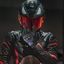 Steadline All-Season Motorcycle Riding Gloves with Touchscreen Fingers - Anti-Slip Reinforced Palm for Better Grip - Breathable Mesh Design for Comfortable Long Distance Riding