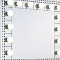 thumbnail image 2 of Rose 32 Inch Vanity Lighted Wall Mirror 11 Bulbs Faux Diamond Silver - Saltoro Sherpi, 2 of 2
