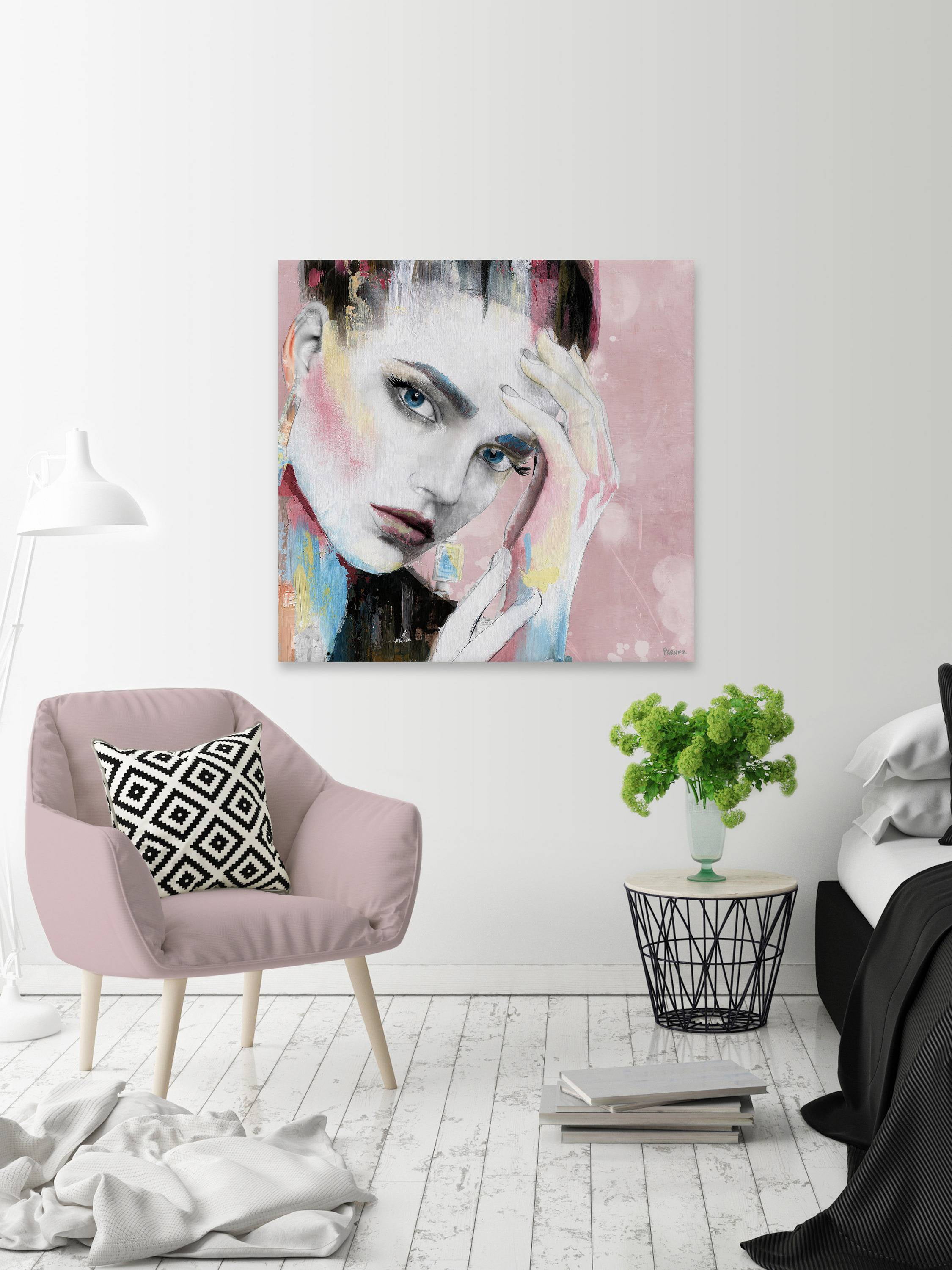 Parvez Taj Doubtful Pose II Canvas Wall Art