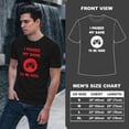 thumbnail image 4 of Greenyef Graphics I Paused My Game to Be Here Gamer Gift Funny Tee Men's T-Shirt Style-27 (Black & Red, Large), 4 of 6
