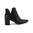 thumbnail image 2 of Aqua College Womens Trey  Leather Notched Booties, 2 of 3
