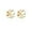 B-18K Gold, variant on Solid 925 Sterling Silver Clover Leaf Stud Earrings for Women Teens Small Clover Stud Earrings Shamrock Earrings Spring