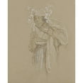 thumbnail image 3 of Alphonse Mucha 20x24 Black Modern Framed Museum Art Print Titled - Allegory of Spring, 3 of 5