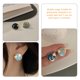 thumbnail image 5 of GOOHOCHY 1 par de tachuelas de la luna de la luna aretes de mujer personalizados joyas de orejas de moda, 5 of 8