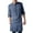 Blue, variant on INCERUN Men's Long Sleeve Kurta Shirt Traditional Kaftan Indian Shirts Tunic Long Tops