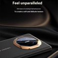 thumbnail image 4 of For Huawei Mate X5 Case View Window Genuine Cow Leather Smart Phone Cover - Black, 4 of 5