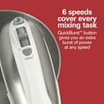 thumbnail image 6 of Hamilton Beach Classic Stand and Hand Mixer Combo for Kitchen, 4 Quart, 6 Speeds with Quick Burst, White, 6 of 8