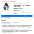 thumbnail image 2 of Mass Air Flow Sensor Assembly - Compatible with 1998 - 2004 Isuzu Rodeo 3.2L V6 1999 2000 2001 2002 2003, 2 of 2