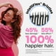 thumbnail image 5 of Wet Brush Hair Brush Shower Detangler - Black Glitter - Shower Hair Brush With Ultra-soft IntelliFle, 5 of 6