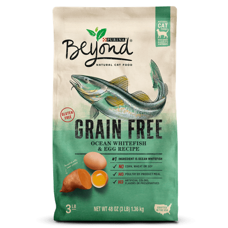 Purina Beyond Grain Free Ocean Whitefish & Egg Recipe Adult Dry Cat Food - 3 lb. Bag