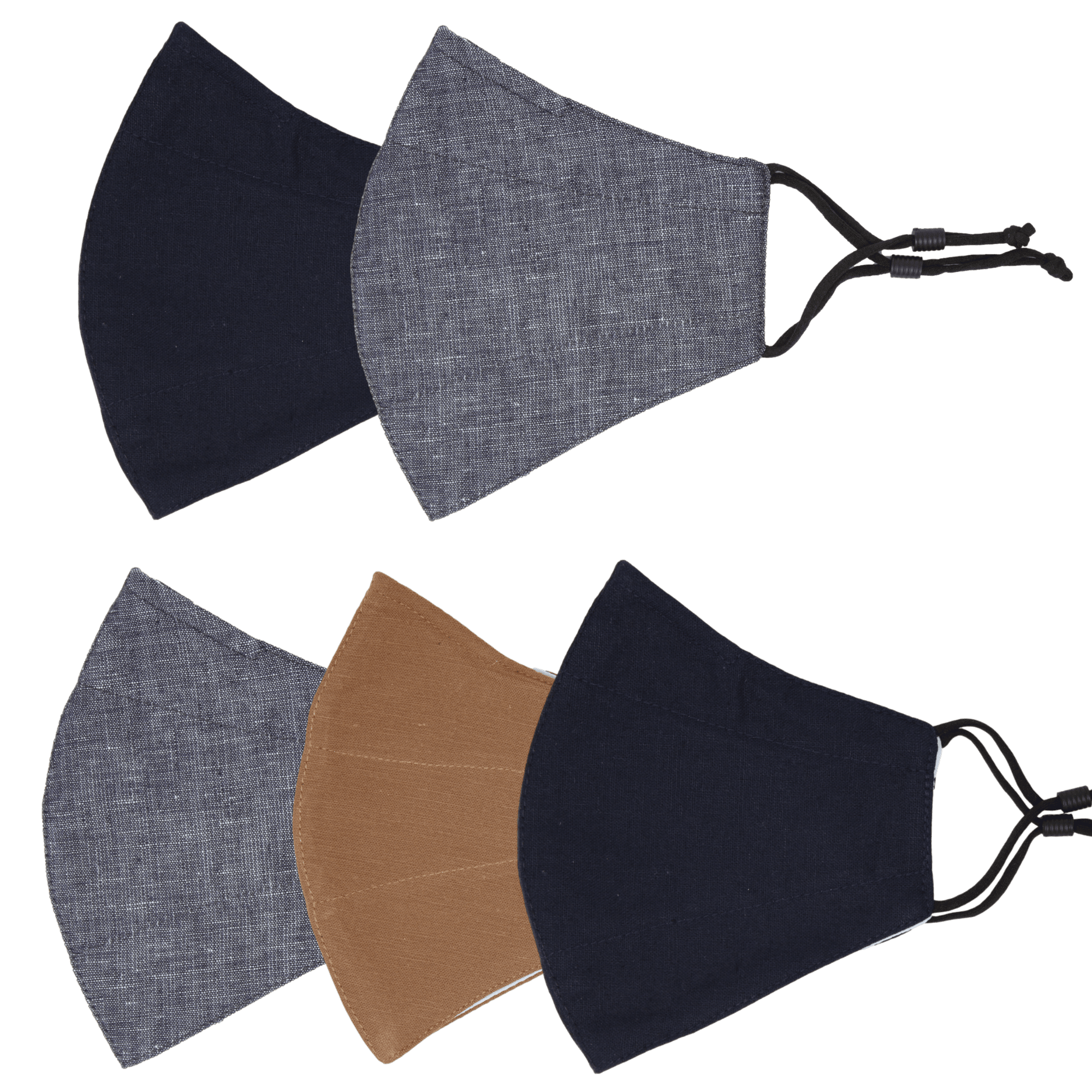 5 Pieces Reusable Face Mask Protect Comfy Washable Cover Cloth Masks