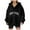 Black, variant on Pullover Sweaters for Women Usa Winter Fall Relaxed Fit Hooded Long-sleeved Bubble Cuff Cold Shoulder Half Zip Graphic Leisure Cotton Tops Sweatshirt(White,M)
