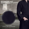 thumbnail image 4 of Waffle Kimono Lightweight Cotton Bath Robe for Women by Lotus Linen, 4 of 6