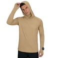 thumbnail image 6 of hotojiny Men's Hooded Sun Shirts with Mask Fishing Long Sleeve Shirts for Big and Tall Rash Guards Cooling Hoodies Hiking Shirts, 6 of 7