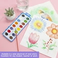thumbnail image 7 of BAZIC Watercolor w/ Brush Semi Moist 16 Color, Non-Toxic Paint Set, 24-Pack, 7 of 7