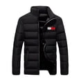 thumbnail image 2 of Men's Cotton Clothing Loose Casual Jacket Winter Versatile Handsome Warm, 2 of 10