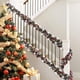 thumbnail image 5 of Cintas De Plástico Cinta de ratán grueso para decoración navideña, colgante para árbol, 200 cm, multicolor, para barandillas de escaleras, 1 unidad Rkxzt, 5 of 7