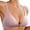 H50-Light Pink, variant on VFRGHD Bras For Women Front Closure Bras For Women No Underwire Low Cut V Padded Bralette Seamless Comfy Bras With Support Stylish Brassieres