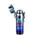 thumbnail image 1 of ¡Aprovecha las Ofertas Exclusivas!, Encendedor transparente de doble carga para exteriores, personalizado, moderno y portátil Akmoler, 1 of 8